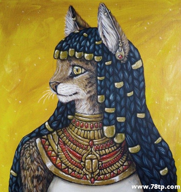 （猫女神想象图）